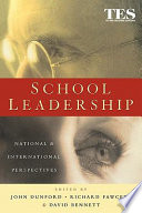 School leadership : national & international perspectives /