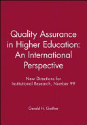 Quality assurance in higher education : an international perspective /