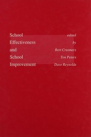 School effectiveness and school improvement : proceedings of the second International Congress, Rotterdam 1989 /