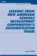 Lessons from New American Schools Development Corporation's demonstration phase /