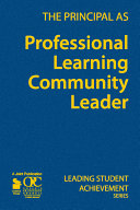 The principal as professional learning community leader.