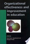 Organizational effectiveness and improvement in education /