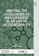 Meeting the challenges to measurement in an era of accountability /