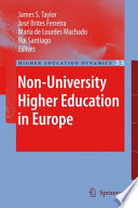 Non-university higher education in Europe /