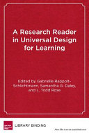A research reader in universal design for learning /