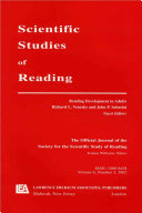 Scientific studies of reading.