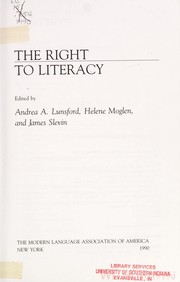 The Right to literacy /