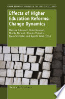 Effects of higher education reforms : change dynamics /