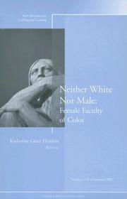 Neither white nor male : female faculty of color /