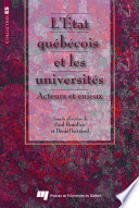 L'etat quebecois et les universites : acteurs et enjeux /