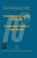 Higher education and the nation state : the international dimension of higher education /