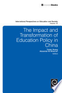 The impact and transformation of education policy in China