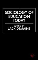 Sociology of education today /