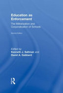 Education as enforcement : the militarization and corporatization of schools /