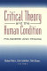 Critical theory and the human condition : founders and praxis /
