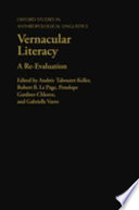 Vernacular literacy : a re-evaluation /