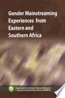 Gender mainstreaming experiences from eastern and southern Africa /