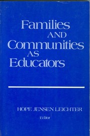 Families and communities as educators /