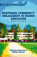 Deepening community engagement in higher education : forging new pathways /