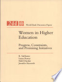 Women in higher education : progress, constraints, and promising initiatives /