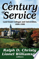 A Century of service : land-grant colleges and universities, 1890-1990 /
