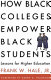 How black colleges empower black students : lessons for higher education /