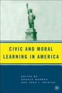 Civic and moral learning in America /