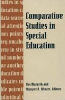 Comparative studies in special education /