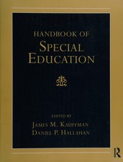 Handbook of special education /