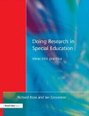 Doing research in special education : ideas into practice /