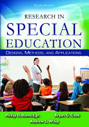 Research in special education : designs, methods, and applications /