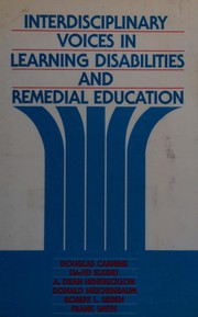 Interdisciplinary voices in learning disabilities and remedial education /