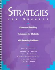 Strategies for success : classroom teaching techniques for students with learning problems /