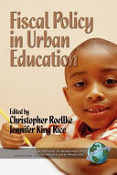 Fiscal policy in urban education /