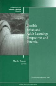 Possible Selves and Adult Learning : perspectives and potential / Marsha Rossiter, editor.