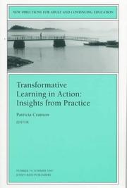 Transformative learning in action : insights from practice /