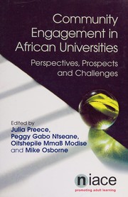 Community engagement in African universities : perspectives, prospects and challenges /