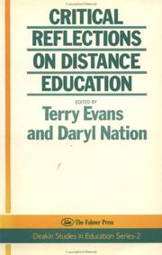 Critical reflections on distance education /