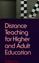 Distance teaching for higher and adult education /