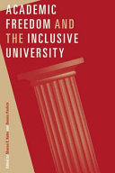 Academic freedom and the inclusive university /
