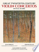 Great twentieth-century violin concertos /