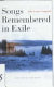 Songs remembered in exile : traditional Gaelic songs from Nova Scotia recorded in Cape Breton and Antigonish County in 1937 with an account of the causes of the Hebridean emigration, 1790-1835 /