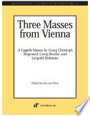 Three Masses from Vienna : a cappella Masses /