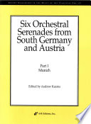 Six orchestral serenades from South Germany and Austria /