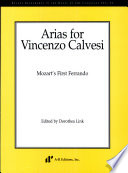 Arias for Vincenzo Calvesi : Mozart's first Ferrando /