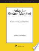 Arias for Stefano Mandini : Mozart's first Count Almaviva /