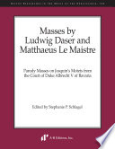 Masses by Ludwig Daser and Matthaeus Le Maistre : parody masses on Josquin's motets from the court of Duke Albrecht V of Bavaria /