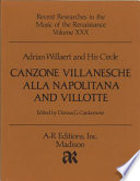 Canzone villanesche alla napolitana and villotte /