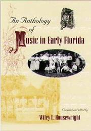 An anthology of music in early Florida /