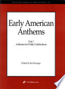 Early American anthems /